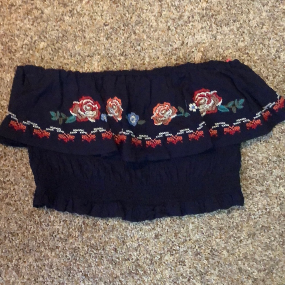 Bandeau crop top
